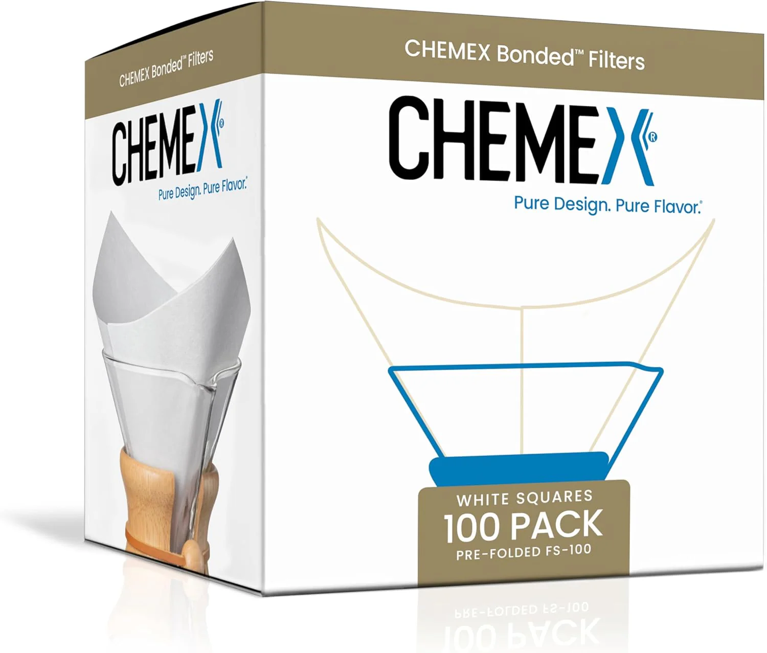 Chemex FS-100 Pre-Folded Square Filter Papers - Image 3
