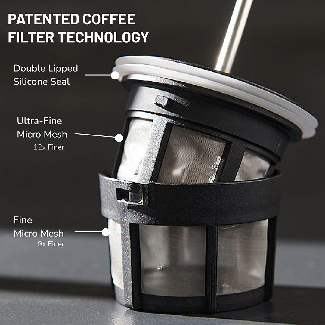 ESPRO P7 French Press - Polished Stainless Steel (18oz / 532ml) - Image 2