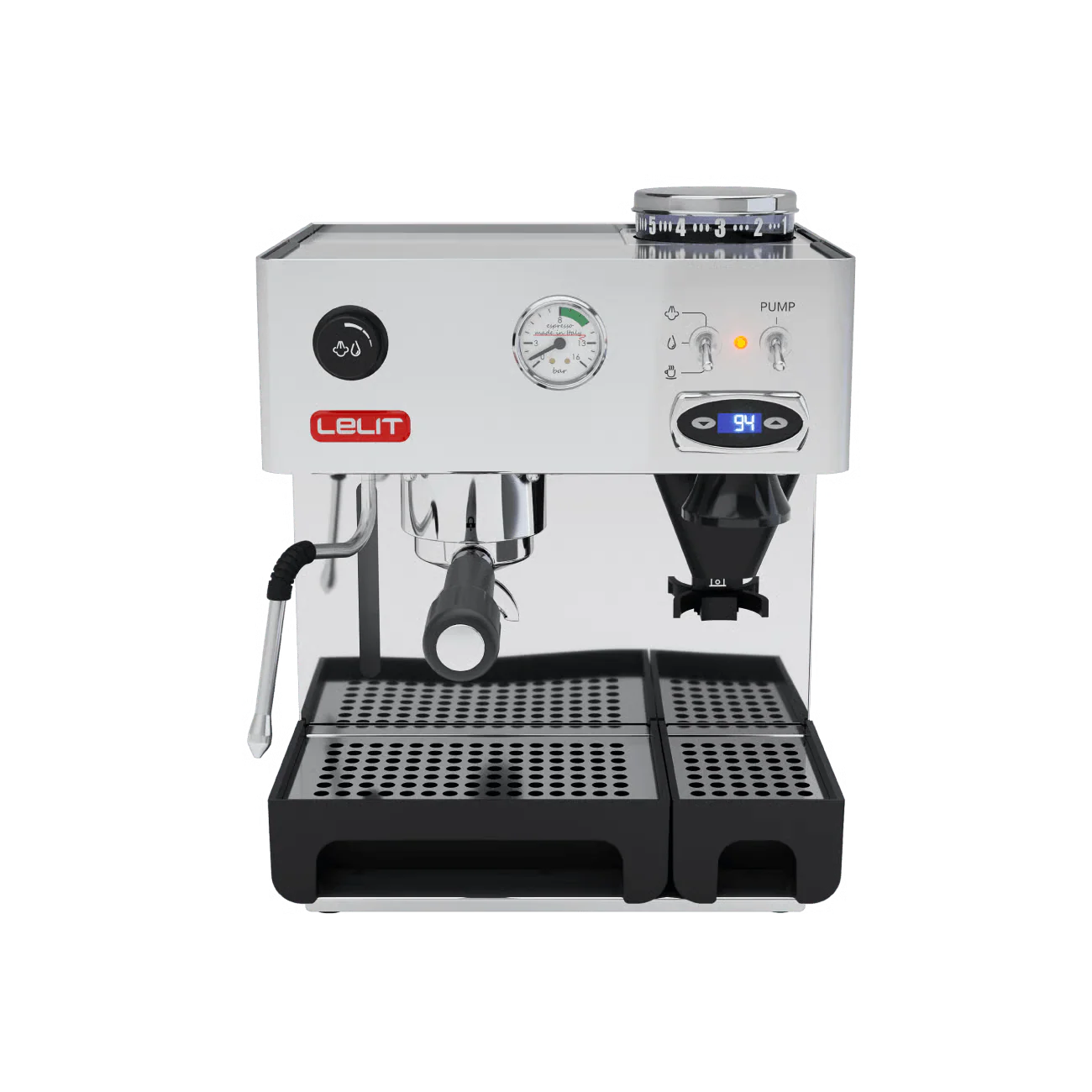 Lelit Anita PL042TEMD Espresso Machine with Built-In Grinder