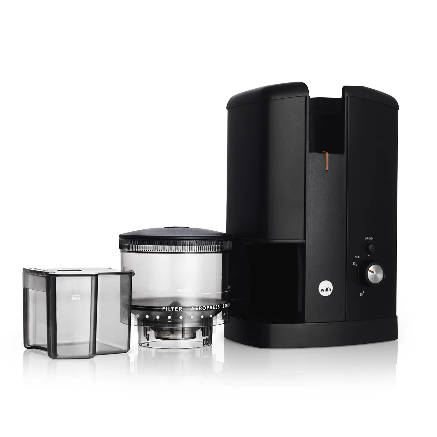 Wilfa Svart Aroma Precision Coffee Grinder - CGWS-130B Black - Image 4